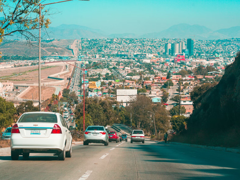 Driving in Tijuana