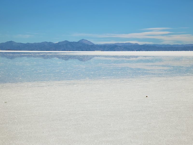 Argentina salt lakes