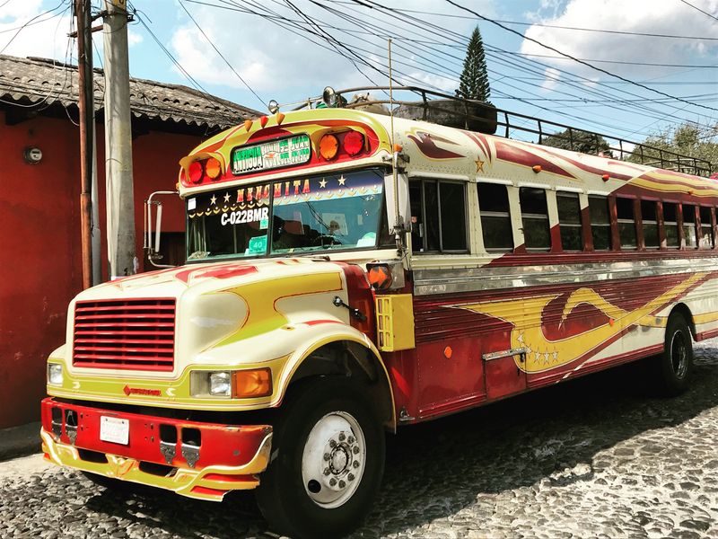 A Guatemalan bus.
