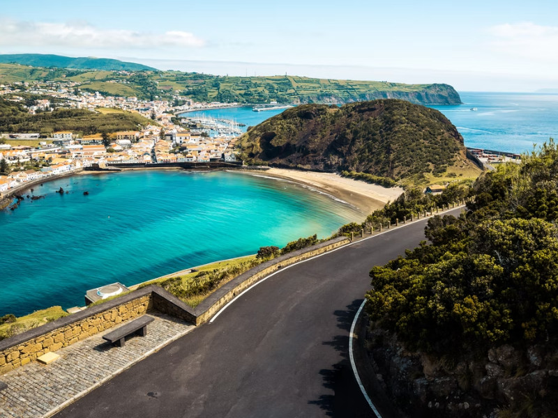 A beach in the Azores