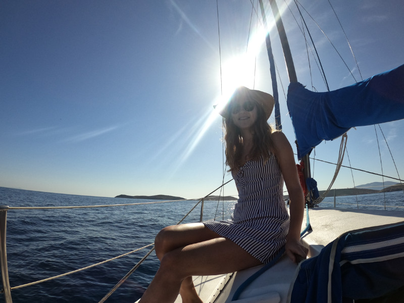 Sailing in Greece in October
