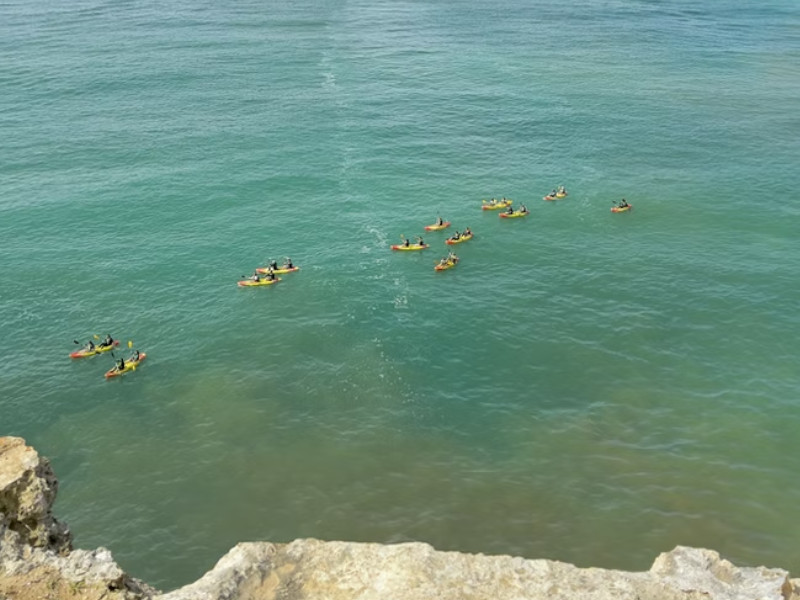 Sea kayaking in the Algarve