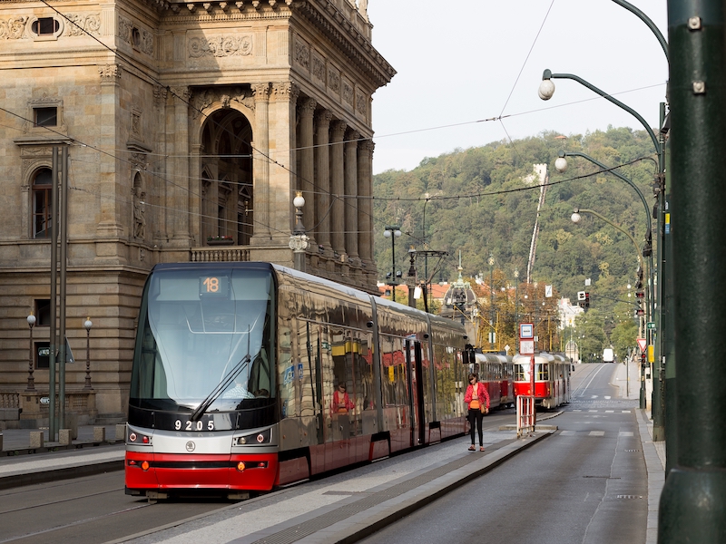 trams in Prague