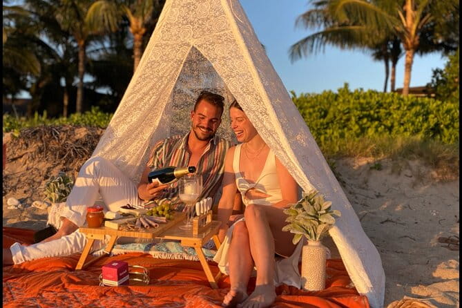 Charcuterie Board and Sunset at Pristine Beach with Photos - The Value for Your Money