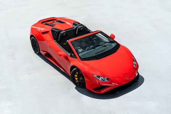 Lamborghini Huracan Spyder - Supercar Driving Experience in Miami - What You Can Expect from the Itinerary