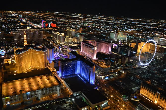 Las Vegas Helicopter Night Flight and Optional VIP Transportation - The Sum Up
