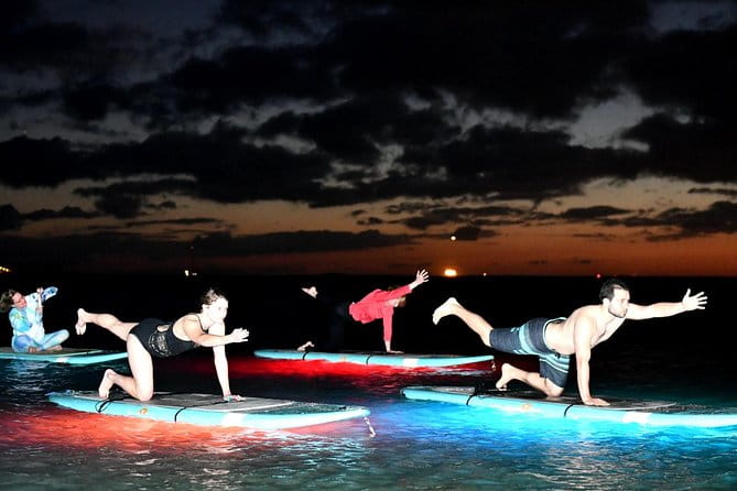 Night SUP Yoga in Honolulu, Hawaii - The Equipment and Guidance