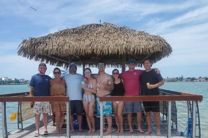 Tiki Boat cruise to John's Pass Sandbar, Madeira Beach. - FAQs