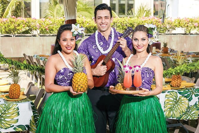 Waikiki Luau Buffet with Optional Rock-A-Hula Show Ticket - The Warm Hawaiian Welcome