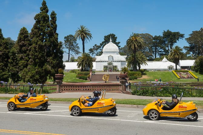 3HR Golden Gate Bridge and Golden Gate Park GoCar Tour - A Closer Look at the Itinerary