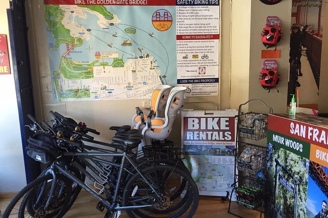 Golden Gate Bridge Bike Rentals - Very Close To The Bridge! - Scenic Highlights and Stops