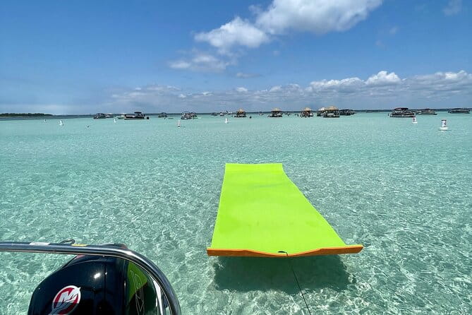 Private Crab Island Pontoon Charter with Inflatables - Frequently Asked Questions