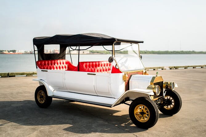 Replica 1908 Model-T Electric Golf Cart Rental - The Fleet: Style and Comfort