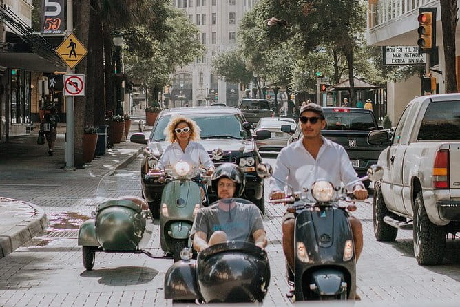 VESPA SiDECAR Tour in San Antonio with Tacos - FAQs