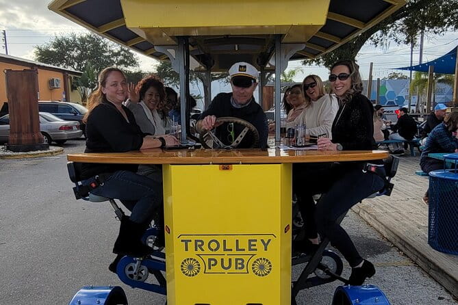 Trolley Pub Party Bike through St. Pete with Bar+Mural Stops - FAQs