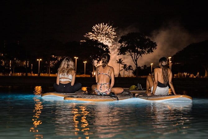 Night SUP Yoga in Honolulu, Hawaii - Summary