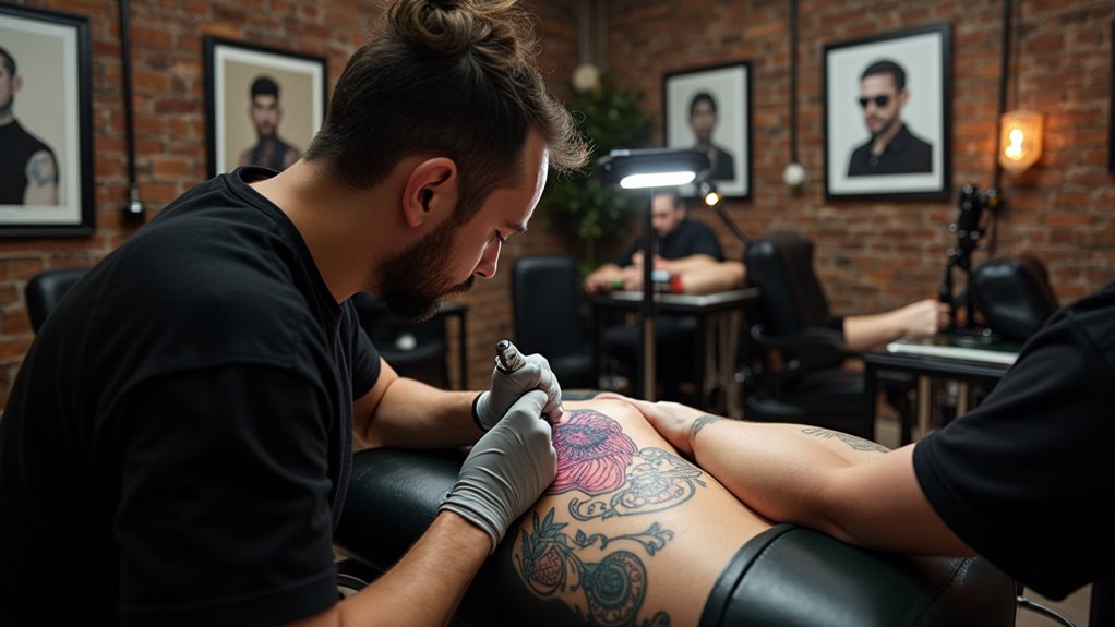 abstract and precise tattoo artistry