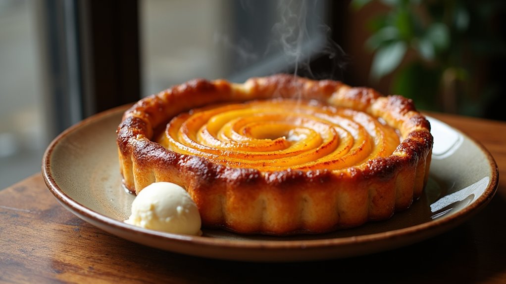 accidental caramelized apple tart
