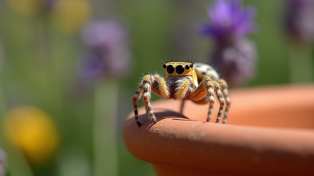 active jumping spider hunter