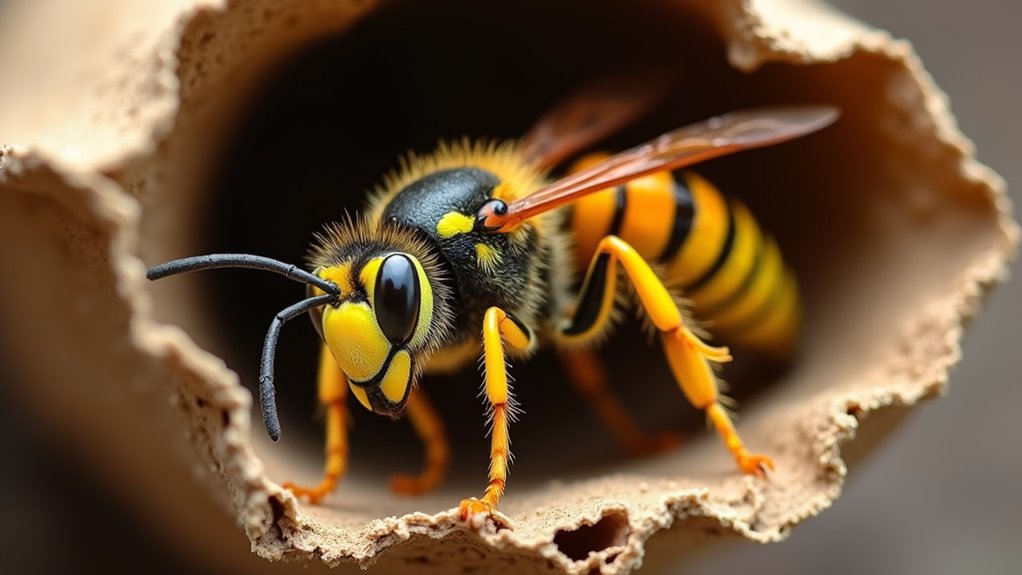 aggressive stinging insect defense