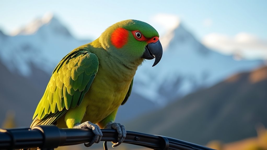 alpine parrots dismantle cars