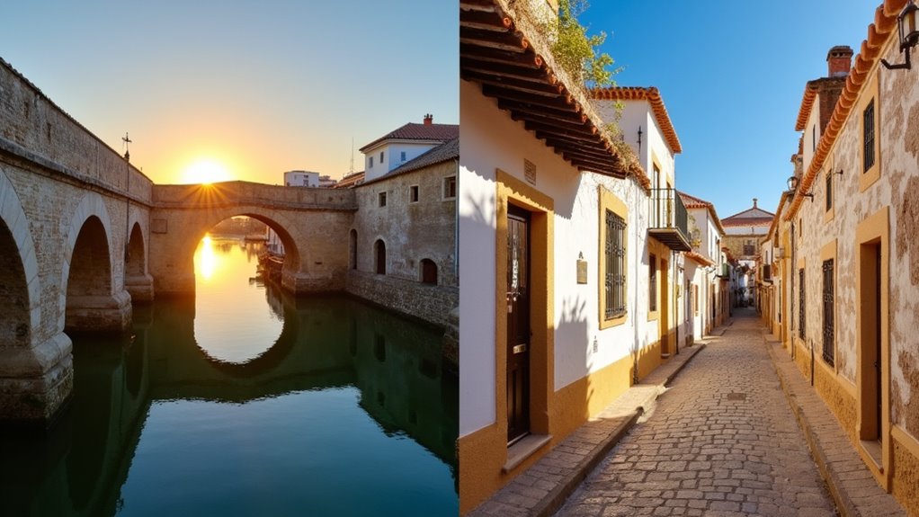ancient bridges and architecture