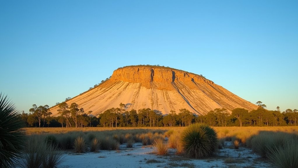 ancient sand dune peak