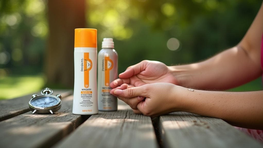 apply sunscreen before insect repellent