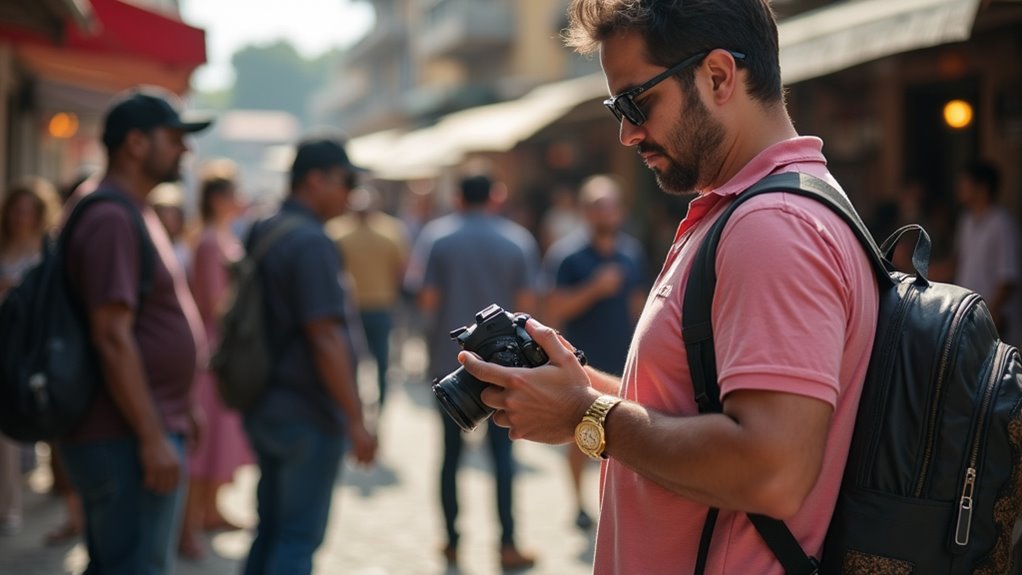avoid flashing valuables in tourist areas