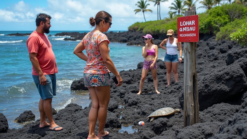 avoid harmful tourist actions