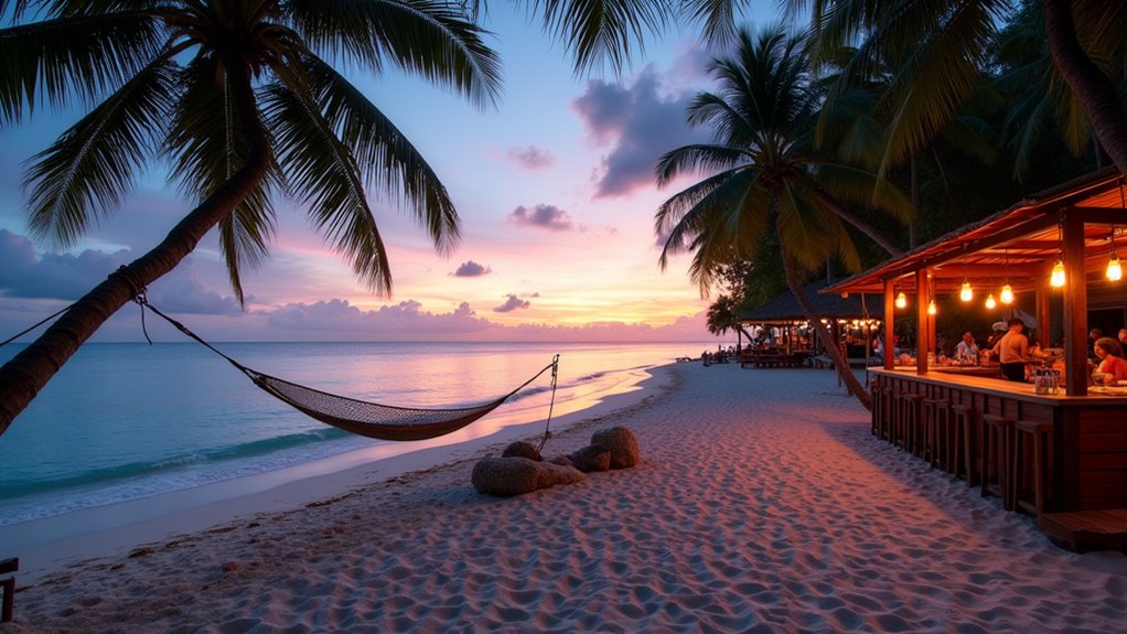 balanced tranquility and nightlife