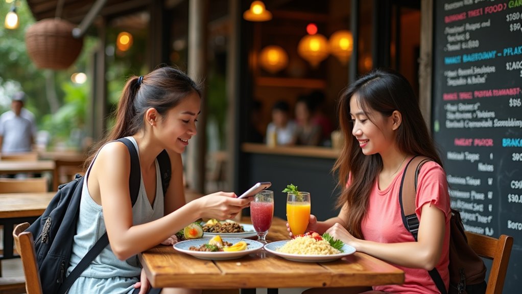 bali food costs vary widely