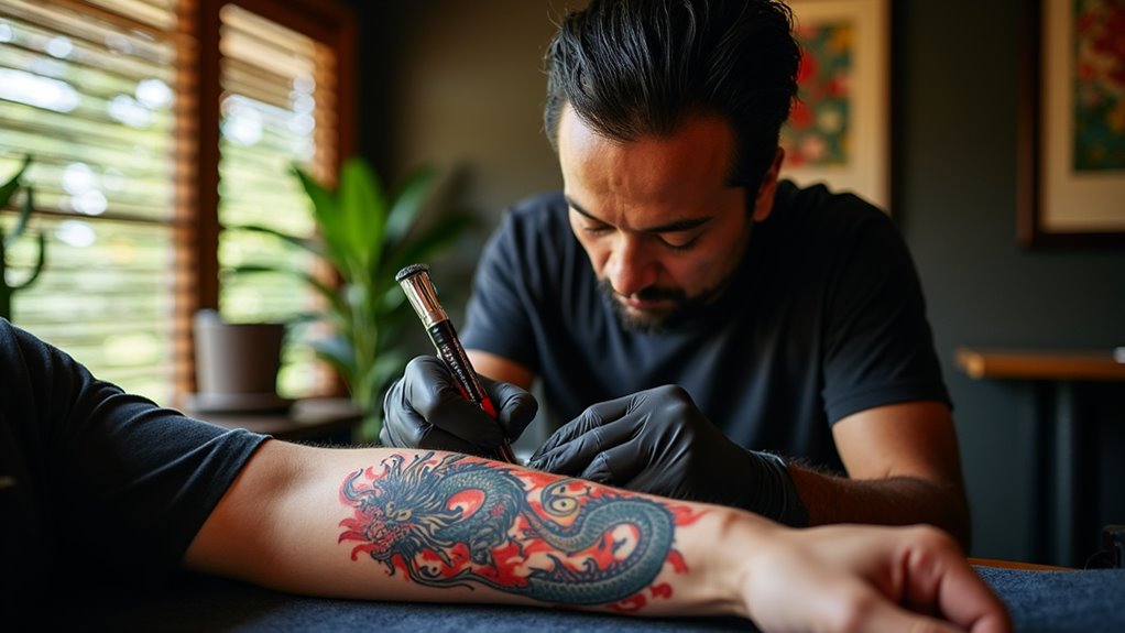 bali oriental watercolor artistry