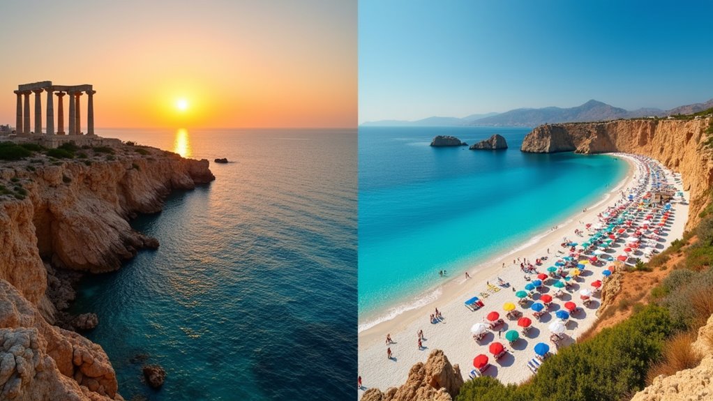 beaches pebble or sand