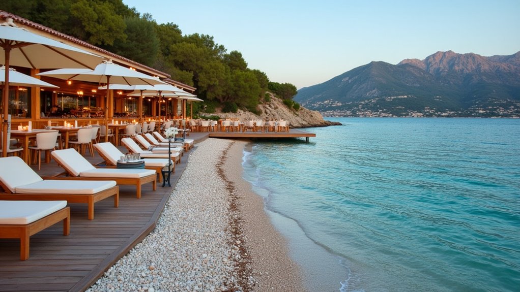 beachfront greek fusion dining