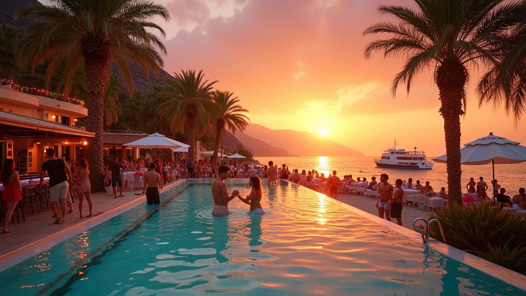 beachfront nightlife varied accommodations