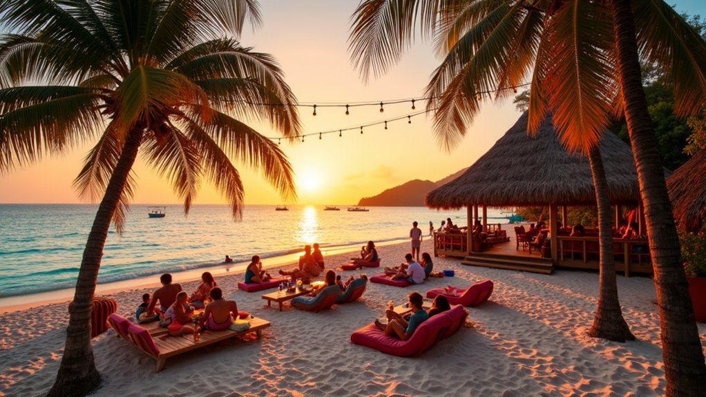beachside party island retreat