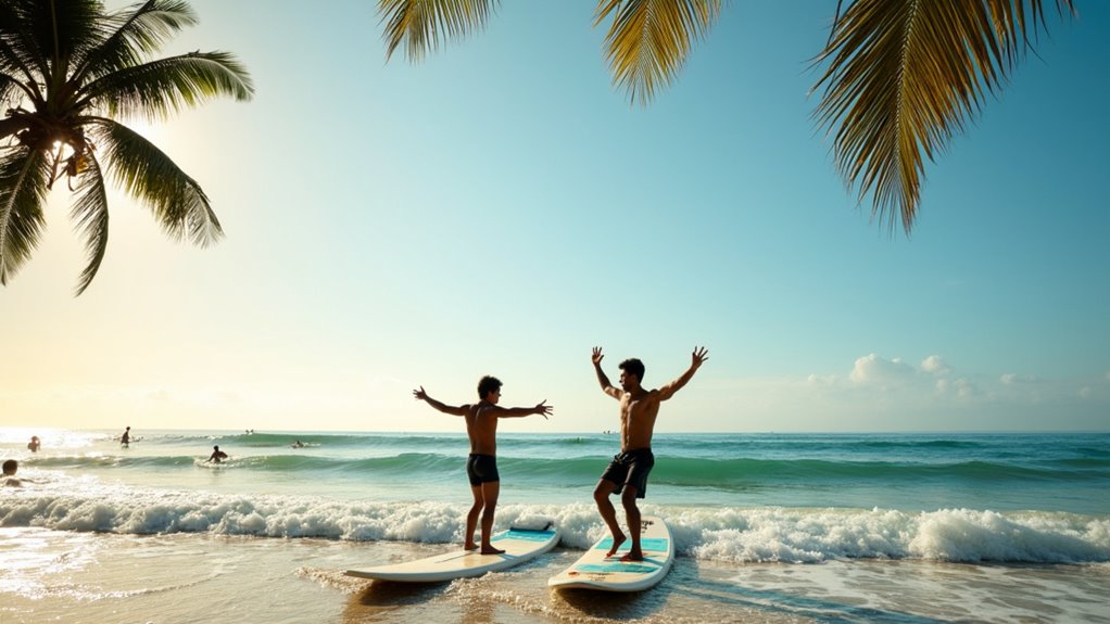 beginner friendly kuta beach surfing