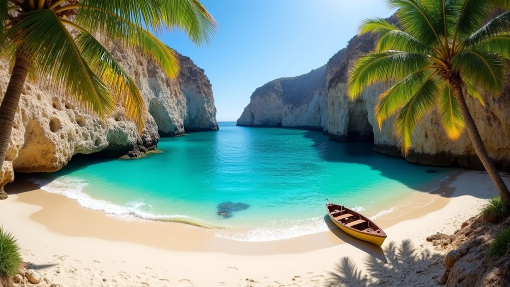 boat accessed scenic paradise