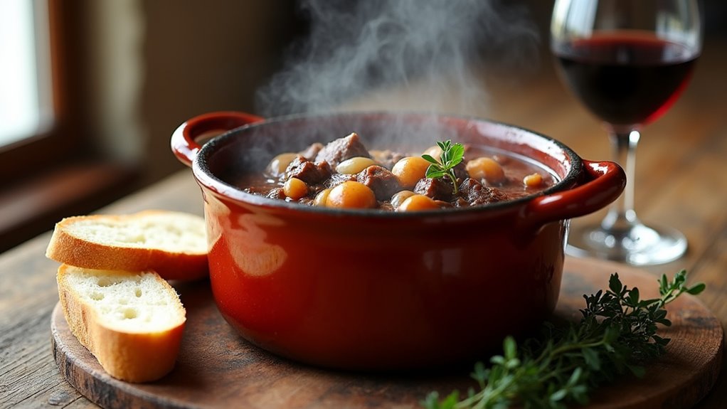 burgundy beef wine