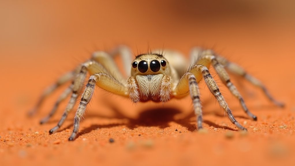 camouflaged venomous desert arachnid