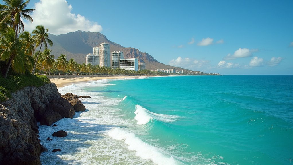 caribbean versus pacific landscapes