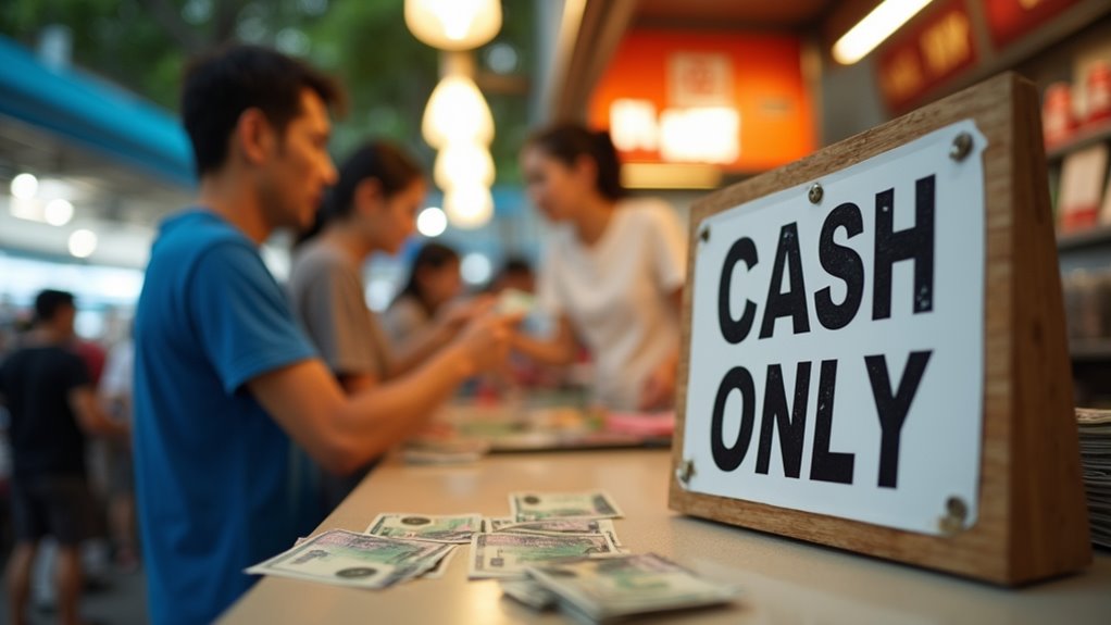 cash still dominates transactions