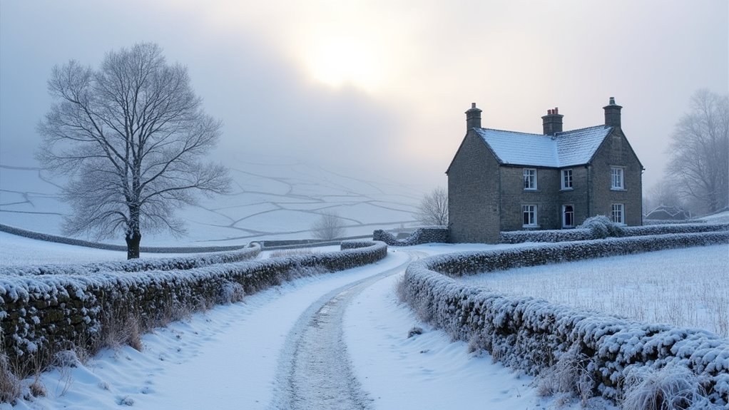 chilly damp rainy climate