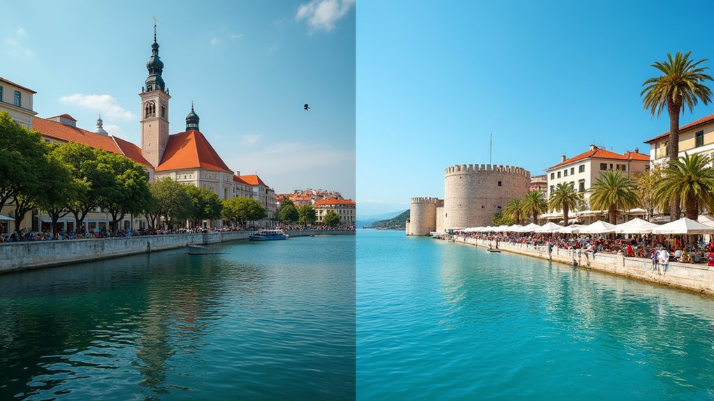 city comparison inland versus coast