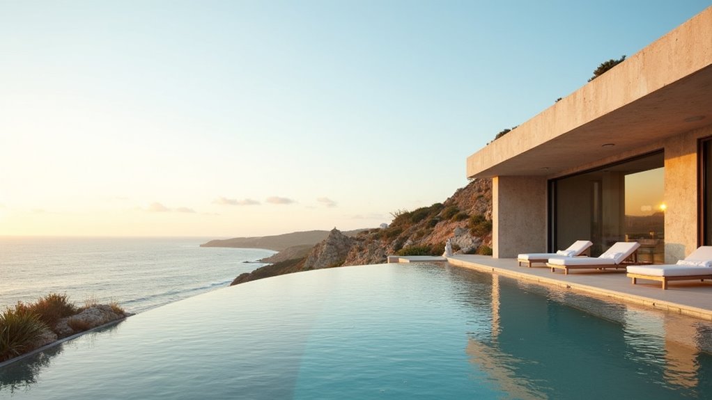 cliffside oceanfront luxury retreat