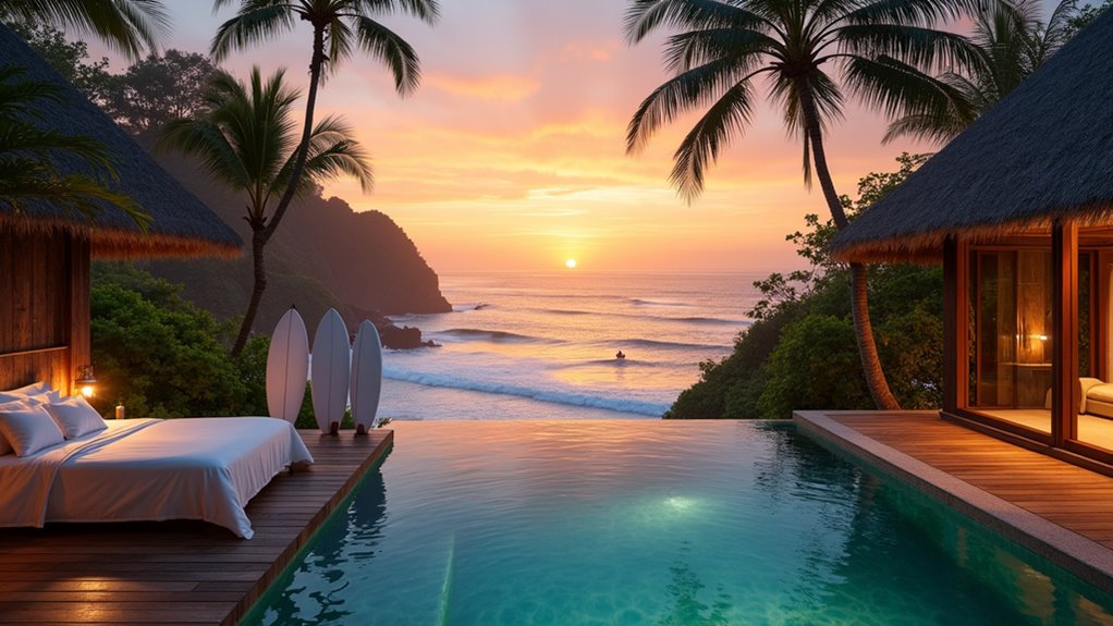 clifftop villas with private pools