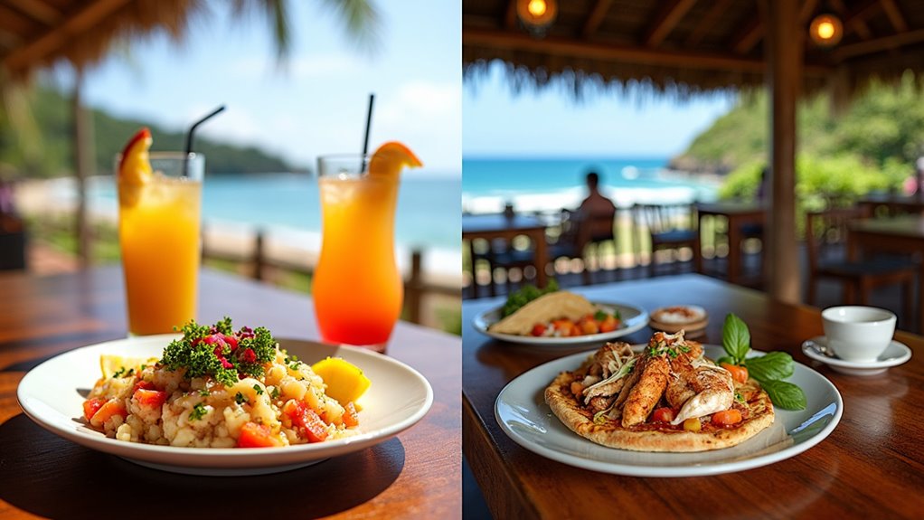 coastal flavors and seafood