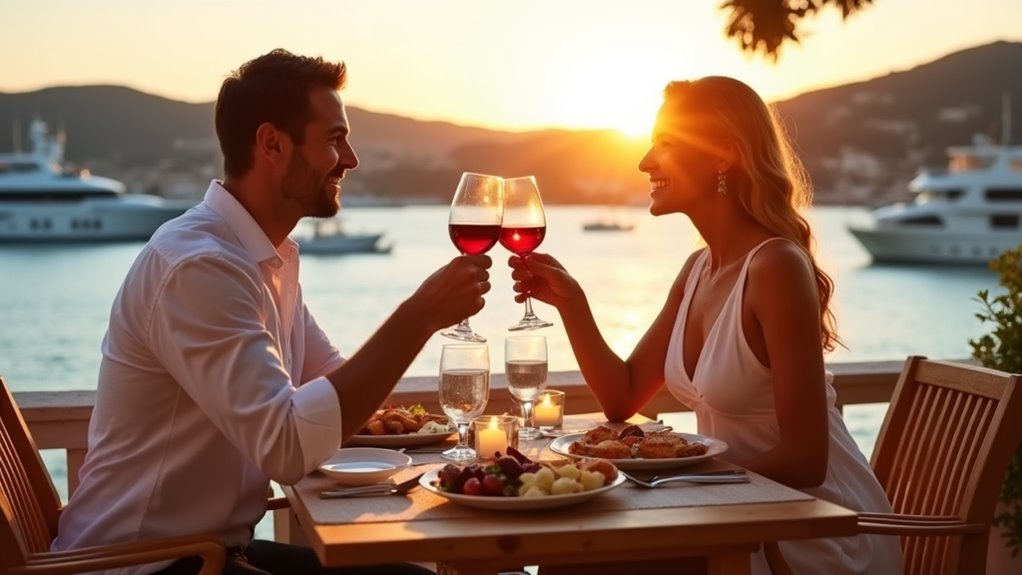 coastal wine tasting romance