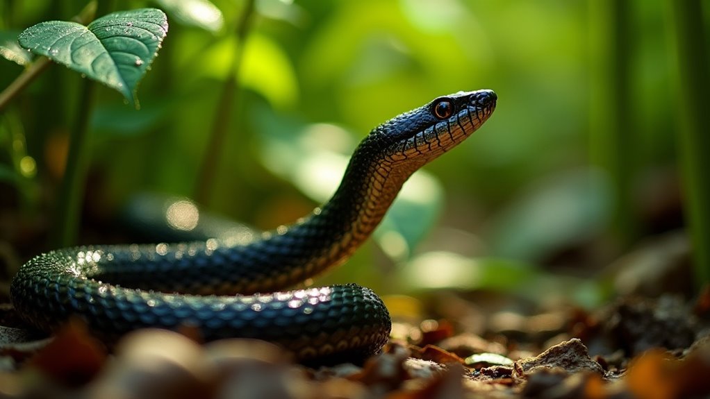 cobra like endemic forest snake